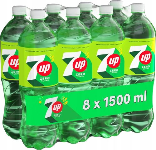 Napój gazowany 7UP Free Zero cukru o smaku cytrusowym butelka 8x1,5l 1500ml na Arena.pl