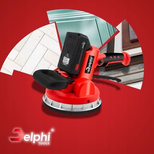 PRZYSSAWKA WIBRUJĄCA DO PŁYTEK WIBRATOR DO POZIOMOWANIA 2xAKU MOCNA na Arena.pl