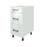 AMIGA KU-D40S3 Szafka 40 cm dolna fronty akryl biały połysk