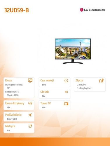 LG 32'' 32UD59-B LED UHD 4k na Arena.pl