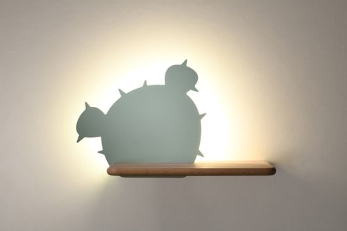 Cactus 3 lampa kinkiet 4W LED 4000K iq kids zielony na Arena.pl
