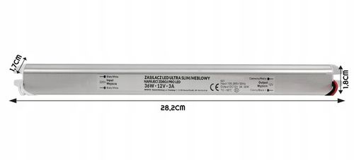 Zasilacz LED Ultra Slim 3A 36W 12V na Arena.pl
