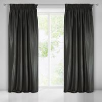 Zasłona gotowa na taśmie AGGIE 140x270 Eurofirany czarny