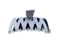 Klamra francuska do włosów srebrna 4,5x9 cm