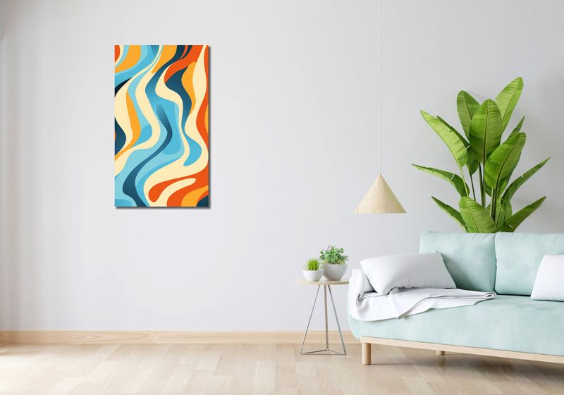 Obraz 50x90cm Tańczące Fale zdjęcie 2