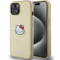 Etui Hello Kitty do iPhone 15, iPhone 14, iPhone 13, Złoty, MagSafe