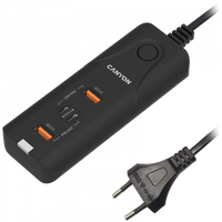 canyon ładowarka sieciowa h-10 pd 20w qc 3.0 18w 2usb-a 2usb-c