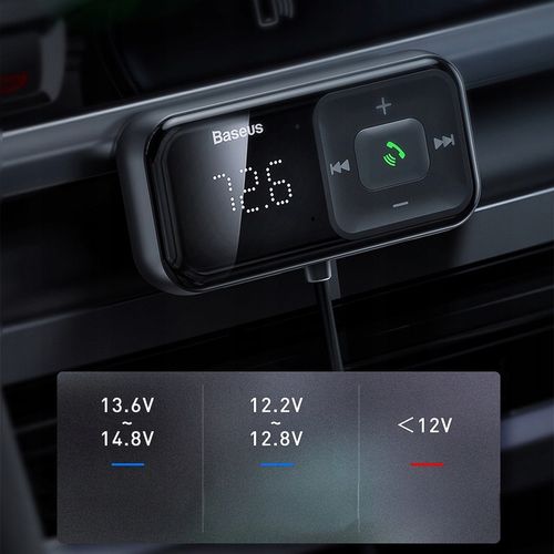 BASEUS TRANSMITER FM BLUETOOTH ŁADOWARKA SAMOCHODOWA 2x USB AUX SD na Arena.pl