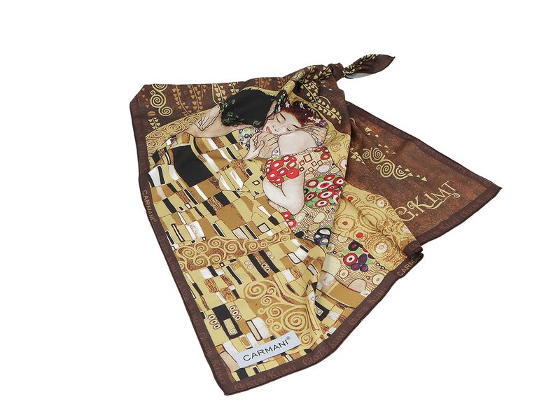 Apaszka - G. Klimt, Pocałunek (CARMANI) zdjęcie 3