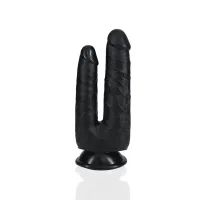 realrock model 15,2 cm podwojny anatomiczny z przyssawką