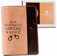 Portfel skóra 100% dla faceta prezent DUŻY WYBÓR