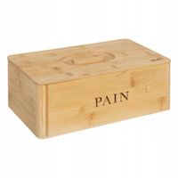 CHLEBAK BAMBUSOWY EKOLOGICZNY POJEMNIK NA CHLEB NA PIECZYWO 33,2x20,2x12,7
