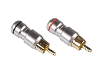 WTY0063 Wtyk RCA metalowy HD-287