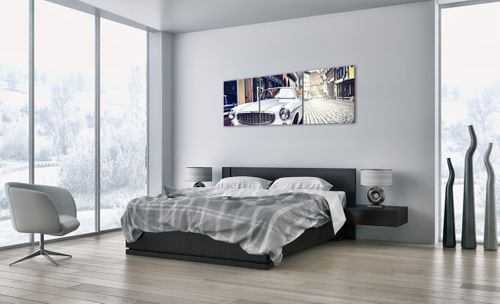Obraz Na Płótnie - Samochód Uliczka - 150X50 Cm - Ca150X50-3677 na Arena.pl