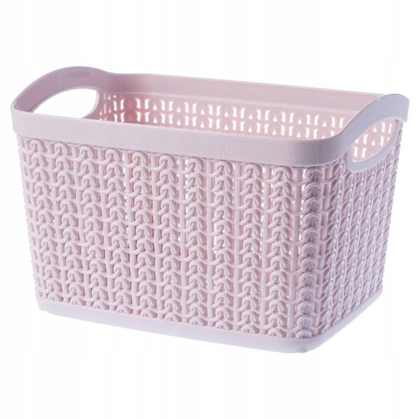 KOSZYK POJEMNIK PUDEŁKO PLASTIK KOSZ 3,3L KOLORY zdjęcie 1