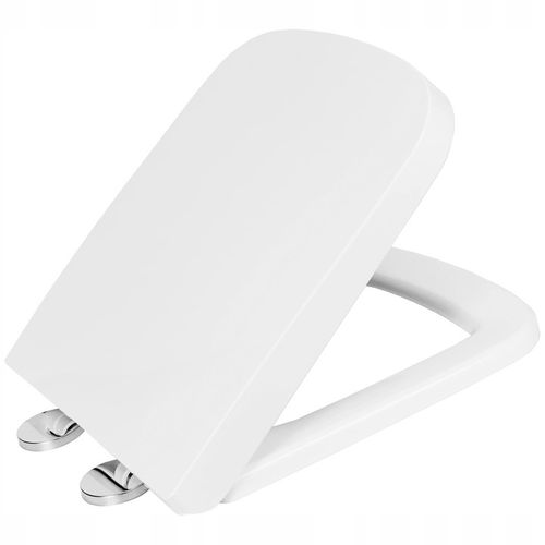 DESKA SEDESOWA WC WOLNOOPADAJĄCA TOALETOWA WYPINANA BIAŁA 36x42 na Arena.pl
