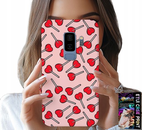 ETUI DO SAMSUNG GALAXY S9 PLUS - KOBIECE, MODNE WZORY LIZAKI W SERCA CASE na Arena.pl