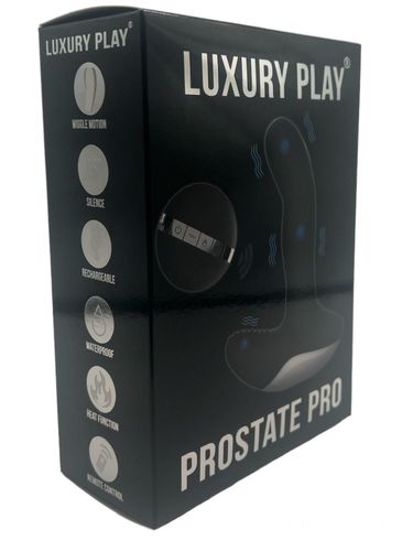 masażer prostaty silikonowy luxury play usb 7 trybów podgrzewany czarny na Arena.pl