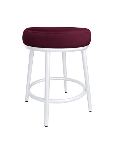Taboret Ben noga metalowa biała MG02 na Arena.pl