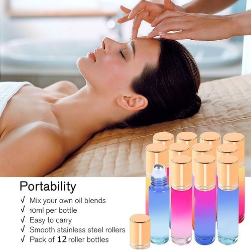 Butelki kulkowe na olejki eteryczne 10ml 12szt na Arena.pl