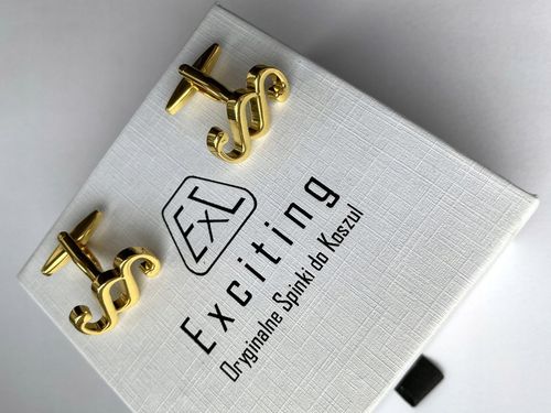 Spinki do mankietów EXC PARAGRAF Prezent dla Radcy Prawnika w pudełku na Arena.pl