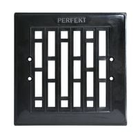 kratka wentylacyjna 14*14 skręcana grafit - kra 14*14 bg