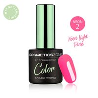 Cosmetics Zone Lakier hybrydowy cukierkowy róż 7ml Neon Light Pink N2