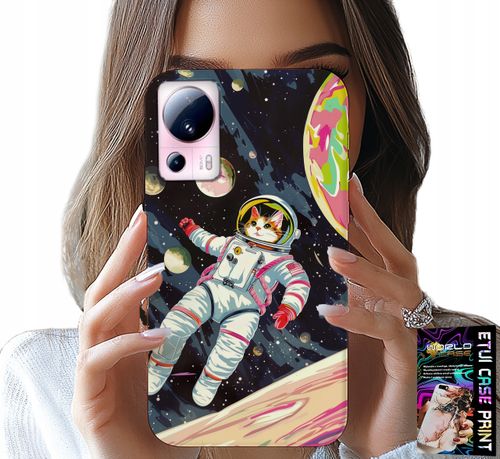 ETUI DO XIAOMI 13 LITE - KOCI ASTRONAUTA KOT KOSMOS OBUDOWA CASE na Arena.pl