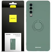ETUI SILIKONOWE SPACECASE RING CASE OBUDOWA DO HUAWEI P30 + SZKŁO NA EKRAN