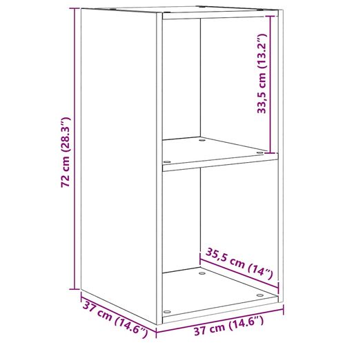Zestaw szafek RTV 3 pcs dąb artisan 37 x 37 x 107 cm na Arena.pl