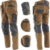 Spodnie MONTERSKIE Robocze Męskie STRETCH WYTRZYMAŁE MONTER DUŻO KIESZENI