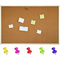 Creative Home Tablica korkowa 60x40 cm dla dzieci