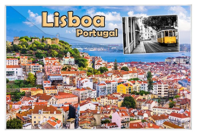 Lizbona - magnes szklany zdjęcie 1