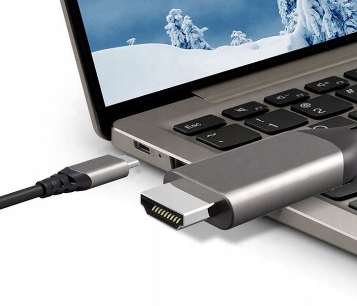 Kabel Adapter USB-C TYP C 3.1 do HDMI MHL 4K 2M zdjęcie 2