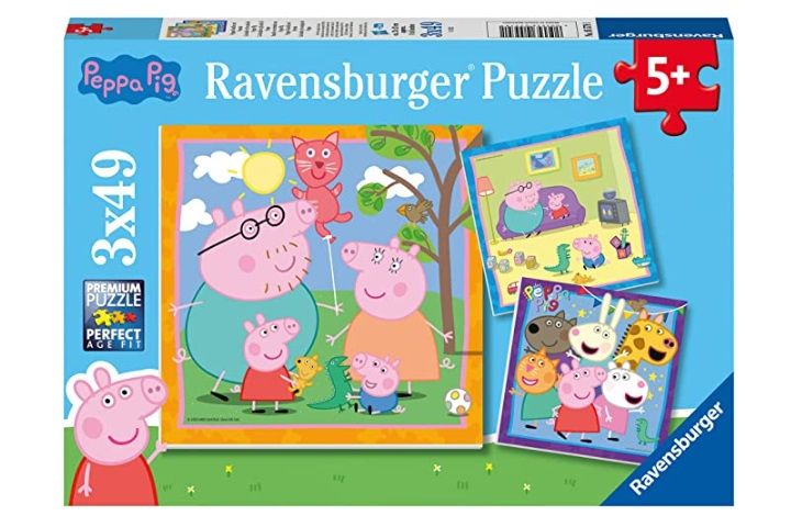 RAV puzzle 3X49 Peppa Pig 05579 zdjęcie 1