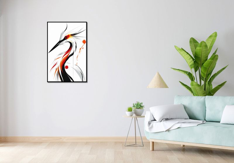 Plakat 56,6x86,4cm Bocian zdjęcie 4