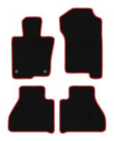 Dywaniki welurowe CARLUX-RED do Mercedes X-Classe W470 2017- pickup