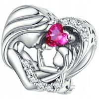 Charms Zawieszka Charms Mama i Dziecko Srebro 925 Charmsy Trusky
