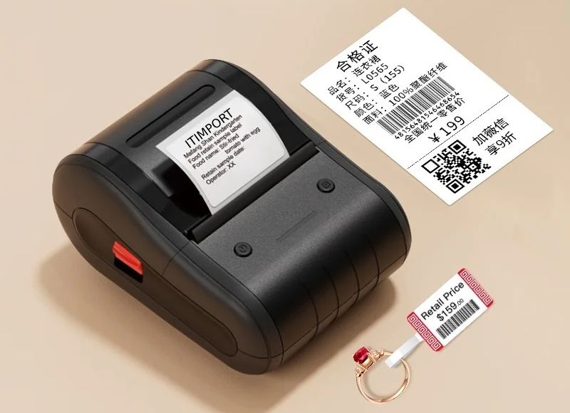 NIIMBOT B203 Drukarka Termiczna NAKLEJKI Bluetooth zdjęcie 4