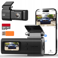 Kamera samochodowa Abask ZDX78 4K WiFi Aplikacji DashCam Monitorowanie 24H