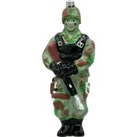 Bombka choinkowa szklana: Żołnierz