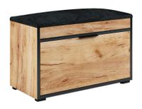 szafka półka na buty kuferek LOFT FALA 1C DĄB ZŁOTY/CZARNE