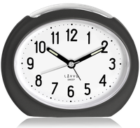 LAVVU Czarny budzik SWEEP - 3 LATA GWARANCJA!