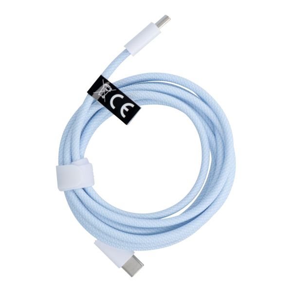 Kabel Typ C do Typ C PD QC3.0 3A 60W C263 2 m niebieski zdjęcie 1
