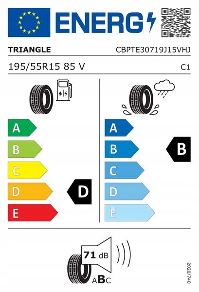 4x opony 195/55R15 TRIANGLE RELIAXTOURING 85 V zdjęcie 2