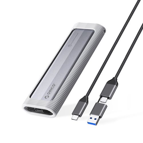 Kieszeń obudowa na dysk AXM2F-V1 M.2 NGFF USB-C 5Gb/s - szara na Arena.pl