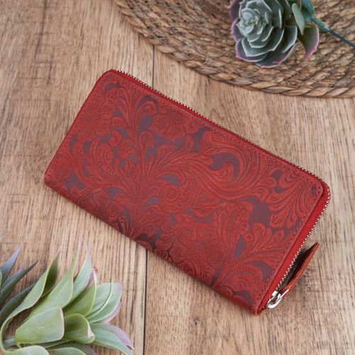 zestaw prezentowy dla niej portfel damski skórzany t-08-rd i etui t-51-rd na Arena.pl