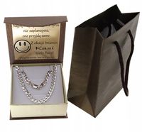 SREBRNY SOLIDNY NIEŚMIERTELNIK PR. 925 + GRAWER GRATIS - GRAWER ZDJĘCIA