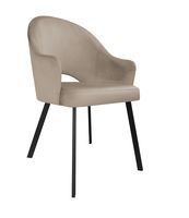 Krzesło Velvet noga czarna PROFIL MG09