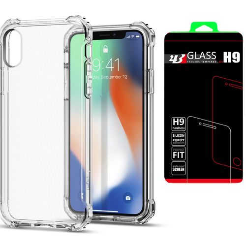 SPIGEN RUGGED CRYSTAL Apple iPhone X - CLEAR +szkło na Arena.pl